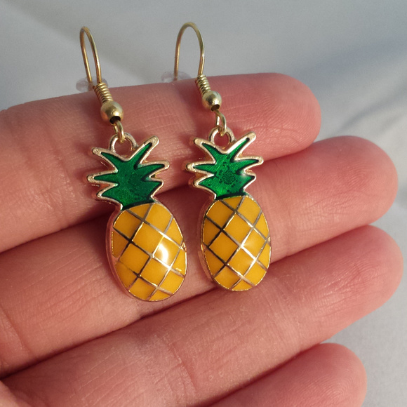 Babyhug Pineapple Earrings - Yellow